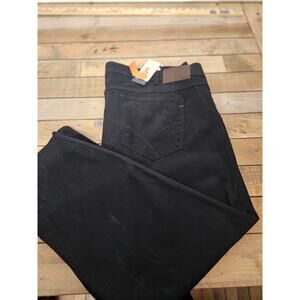 Brax Cooper FA Stretch 5 Pocket Black Pants Size 44X25.5